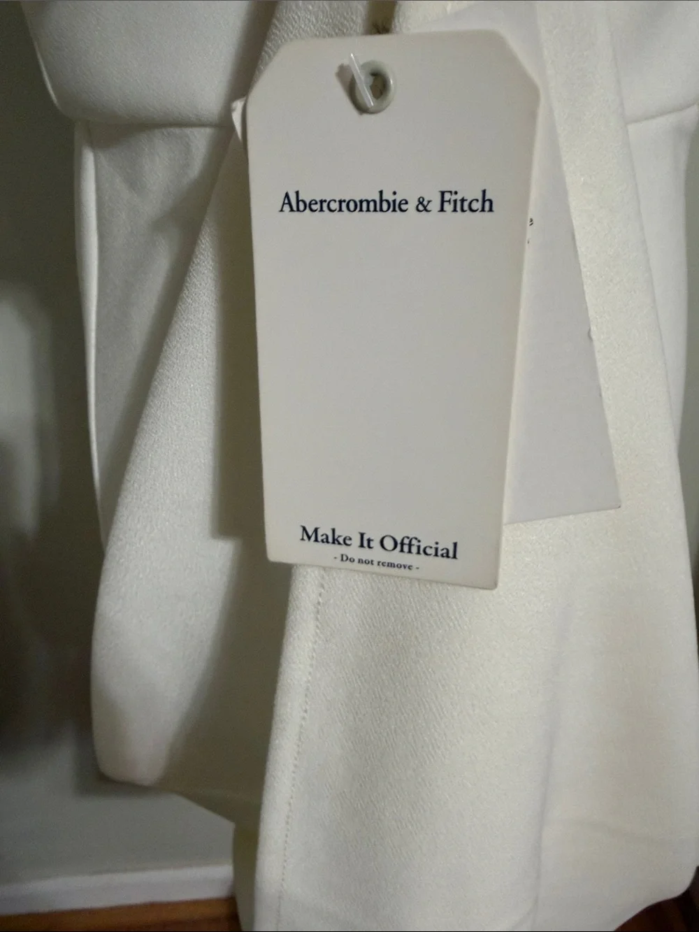 Abercrombie & Fitch Cream Square Neck Maxi Dress